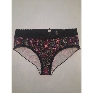 New Torrid Curve size 3 Lace Edge Cheeky Hipster Panty Floral